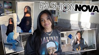 wearing fashion nova for a week + vlog