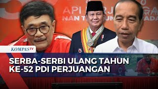 HUT ke 52 PDIP  Jokowi Ucapkan Selamat Djarot Ungkap Alasan Tak Undang Presiden Prabowo