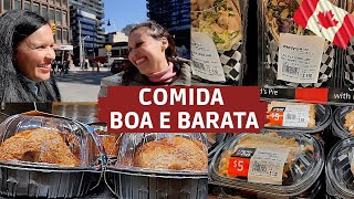 ONDE COMER BARATO EM TORONTO | Sem precisar falar inglês - Viajar para o Canadá🇨🇦