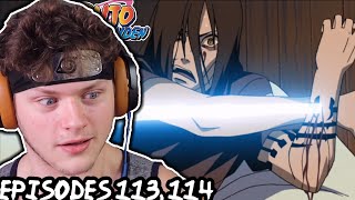 OROCHIMARU'S DEATH! Naruto Shippuden Episode 113, 114 REACTION