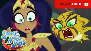 #StayHome | Not All Cats Land On Their Feet 🐱| #MeetTheCheetah | DC Super Hero Girls