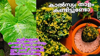 😲👌 ടേസ്റ്റി താള് തോരൻ കാത്സ്യ കുറവിനും എല്ലാനും പല്ലിനും മുടിക്കും ഇങ്ങനെ തോരൻ വച്ച് കഴിക്കു