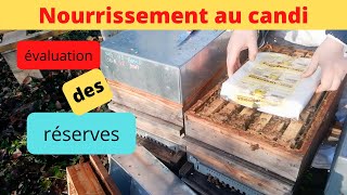 estimation des réserves et nourrissement au candi