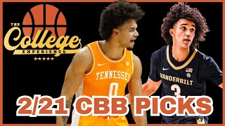 College Basketball Picks For February 21st | The College Experience: Basketball
