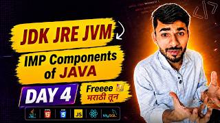Full Stack Java Free 🥳 | Day 4 - JDK JRE JVM | aadiandjava 2.0