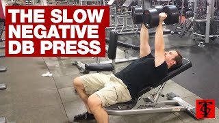 Eccentric Isometrics Incline Dumbbell Press