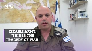Israeli army spokesperson confirms presence of civilians in Jabalia camp air strike during interview