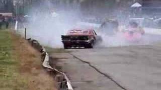 Tony Johnson - Steve Kirk Crash @ Huntsville