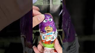 Halloween Chocolate Monster Kinder Surprise #chocolate #kindereggs #shorts