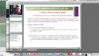 Lec020 Desarrollo de los elementos curriculares básicos de la unidad didáctica (umh2634 2014-15 )