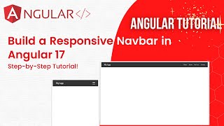 Build a Responsive Navbar in Angular 17 (Step-by-Step Tutorial) | Perfect for Beginners!