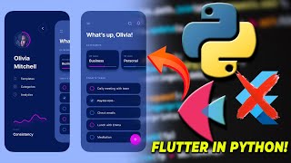 Build a complete mobile | Desktop | Web app with Python - Python Flet(Flutter) tutorial