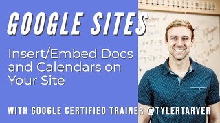 How to Embed and Insert Docs and Calendars into Google Sites