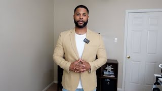 Coofandy Slim Fit Blazer Review | Budget Men's Amazon Clothing