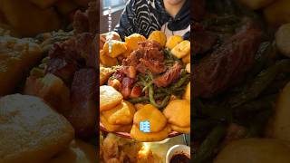 2米3 430斤大个饭量到底有多少？！#food #吃播 #美食 #shortvideo #video #shortsvideo #short #shorts