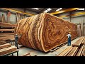 The Secret Behind Giant Wooden Tables: Discover The Wooden Table Production Process #201