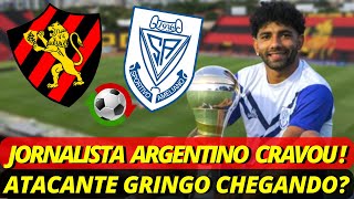 💣💥Jornalista Argentino Cravou! Atacante Gringo Chegando ao Sport? Últimas Notícias do Sport Recife