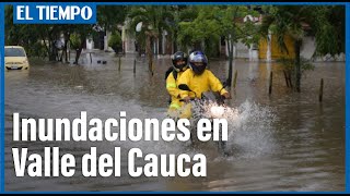 Fuertes lluvias siguen afectando el Valle del Cauca.