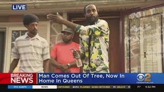 Queens Man Climbs Down From Tree, But Still Not In Police Custody