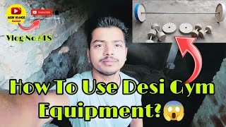 Unbelievable Desi Gym Setup Part 2 - How Does He Use All the Equipment?😱 #vlog @asnvlogs790
