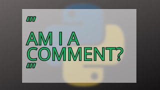 How To Comment Out Multiple Lines In Python