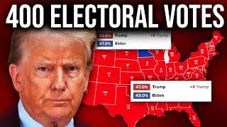 SHOCKING 2024 Election Map If Trump Wins In A LANDSLIDE!