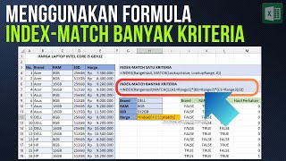 Menggunakan Formula Index Match Banyak Kriteria di Excel | Free Download