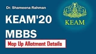 MBBS Mop Up Allotment Details || Option Registration || Malayalam || KEAM 2020 || Dr Shameena Rahman