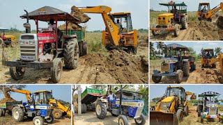 Mahindra 585 50 hp Vs John Deere 50 hp Vs Swaraj 744 FE Vs 575 Tractors Pulling | #ComeForVillage