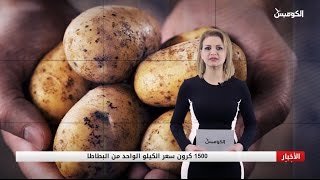 وصول سعر كيلو البطاطا الطازجة الى 1500 كرون سويدي