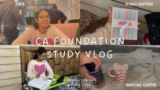 CA Foundation Study Vlog May 2025⭐️ ||Making Coffee😍|| ||Productive Day💯|| ||Tasks Completed💫||