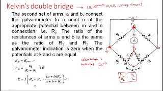 Kelvin double bridge || Electrical Instruments ( EIM ) | Lec - 42