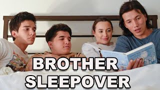 Brothers Spend The Night At Our New House!