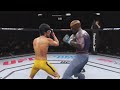 ps5 bruce lee vs. big machinist ea sports ufc 4