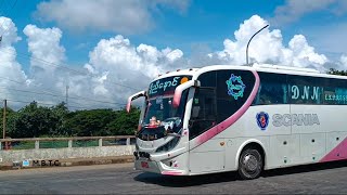 Scania Sks bus Doe Nyi Naung Express Taunggyi to Yangon Old Road