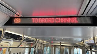 IND Rockaway Line: R179 Rockaway (S) Shuttle Train [Rockaway Park-B 116 St to Broad Channel]