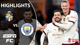 HAALAND AND DE BRUYNE SHOW OUT 😱 Manchester City vs. Luton Town | FA Cup Highlights | ESPN FC