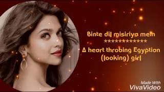 New Song Binte Dil Lyrics With Translation- Singer Arijit Singh - Movie Padmavati (2018)
