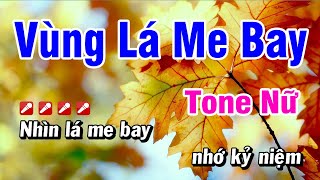 Karaoke Vùng Lá Me Bay Như Quỳnh - Nhạc Sống Tone Nữ | Hoài Phong Organ