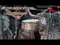 dunnett raw brass 2n snare drum