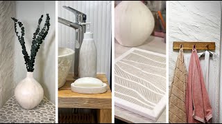 DIY I don't throw away cardboard and old pieces of wood: 4 ideas for bathroom and home decor