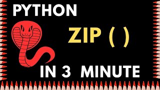 Lecture 1 : Learn Python ZIP ( ) in 3 Minutes 🌎
