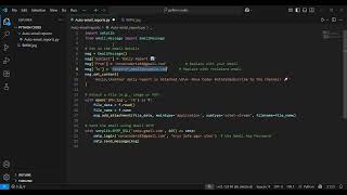 Auto Email Daily Reports with Python | Send Emails Automatically 💻📧
