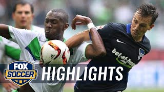 VfL Wolfsburg vs. Hertha Berlin - 2015–16 Bundesliga Highlights