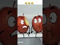 apple 🍏 bite 😂 youtubeshort shorts comedy doodle