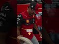 ferrari s hot mechanic pranking charles leclerc u0026 carlos sainz