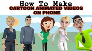 How To Make Cartoon Animation Video On Android Mobile | Black Tech Tamil