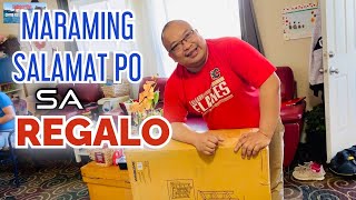 VLOG 59 Unboxing a gift from our subscriber, thank you po