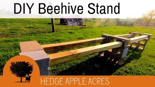 Building a Hive Stand for Multiple Beehives