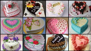 Latest Heart Shape Cake Design 2023 || Best Heart Shape Cake Decorating ideas | Heart Cakes